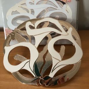 Oneida WM Rogers vintage calla lilly trivet